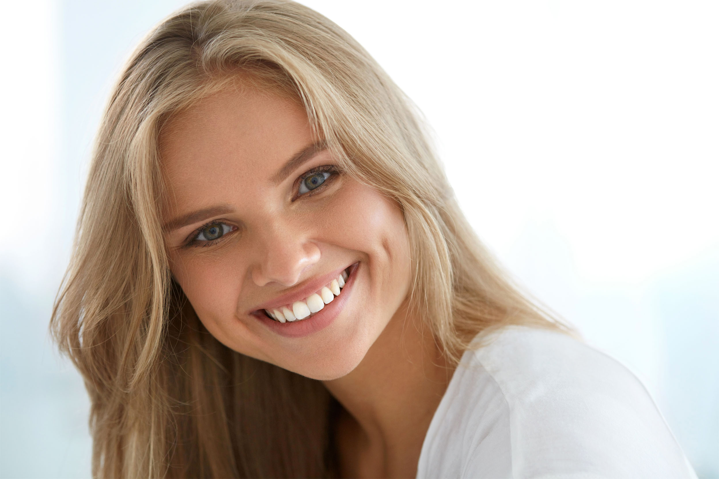 Young woman with a perfect smile